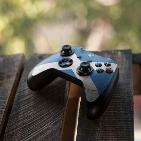 Scotland Flag Distressed Xbox One Elite Controller Skin